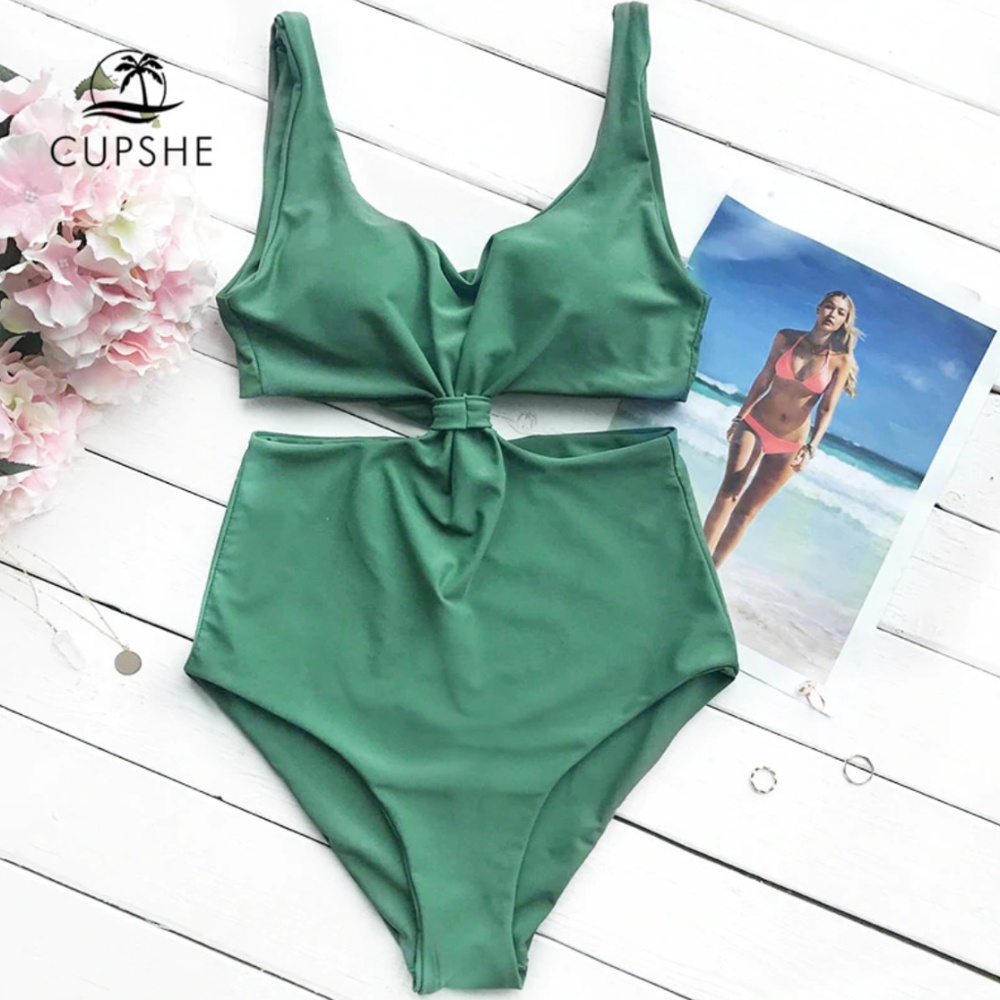 CUPSHE Women's One-piece swimsuit - OLIVE